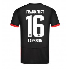 Eintracht Frankfurt Hugo Larsson #16 Bortatröja 2024-25 Korta ärmar